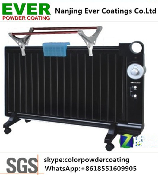 Thermosetting Electrostatic Spray Blacl Color Semi Glossy Smooth Powder Coating for Heating Radiator