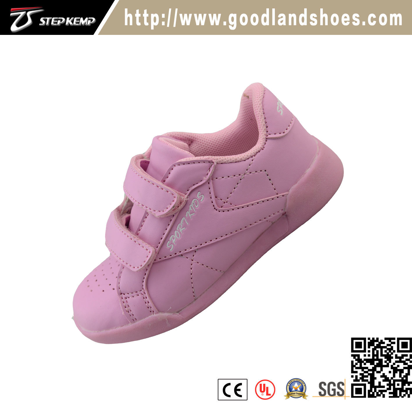 Fashion Design Hot Selling Kids Children Withe Skate Shoes 16045