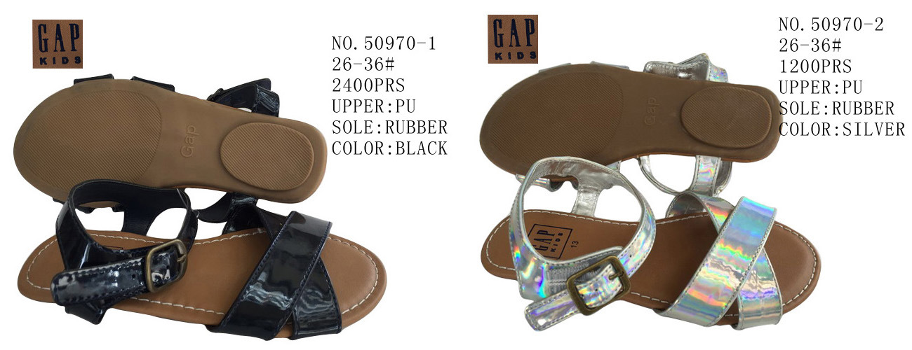 No. 50970 Girl's Sandal Shoes 26-36# Cheap Price