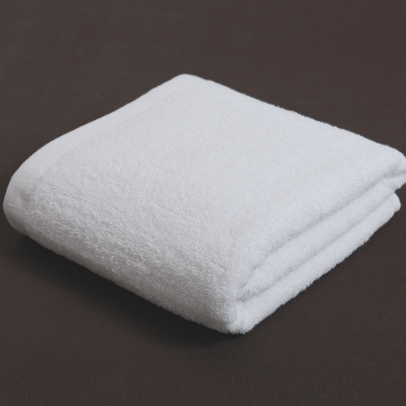 China Made Cotton Towels Supplier, Hotel White Fancy Towels
