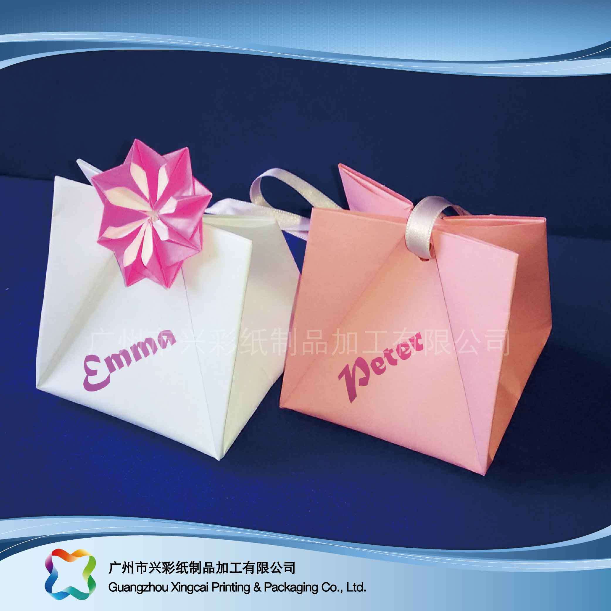 Printed Paper Packaging Carrier Bag for Shopping/ Gift/ Clothes (XC-bgg-024)
