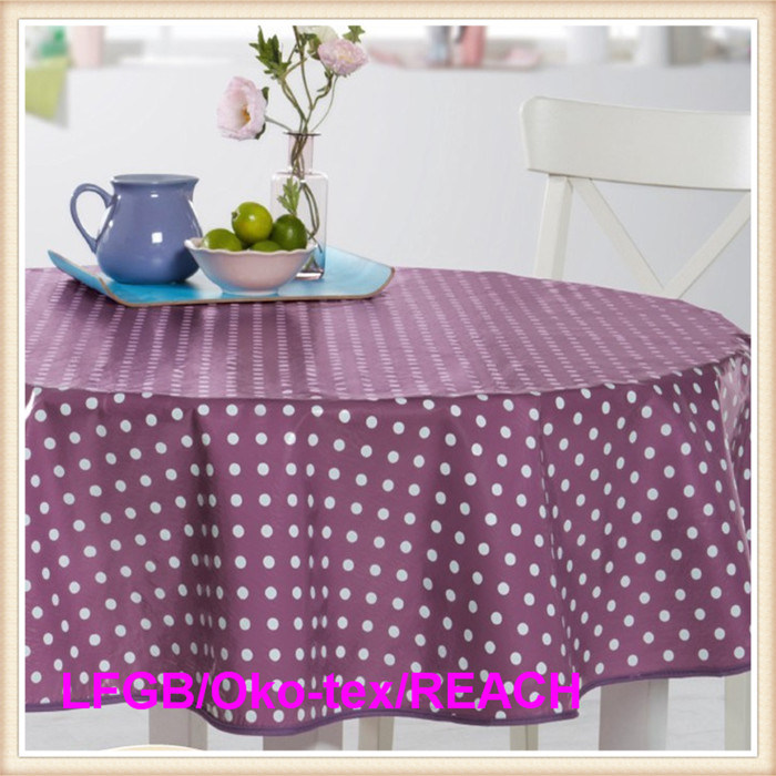 Vinyl PEVA Tablecloth Ready Made Table Cloth/Oilcloth