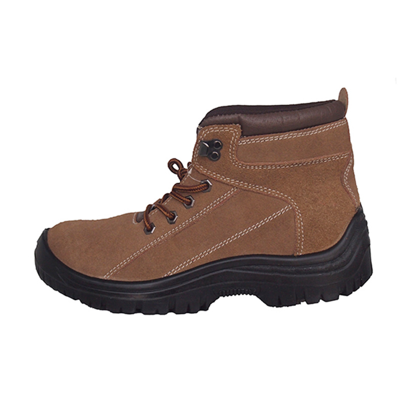No Slip on Work Steel Plate Industrial Safety Shoes