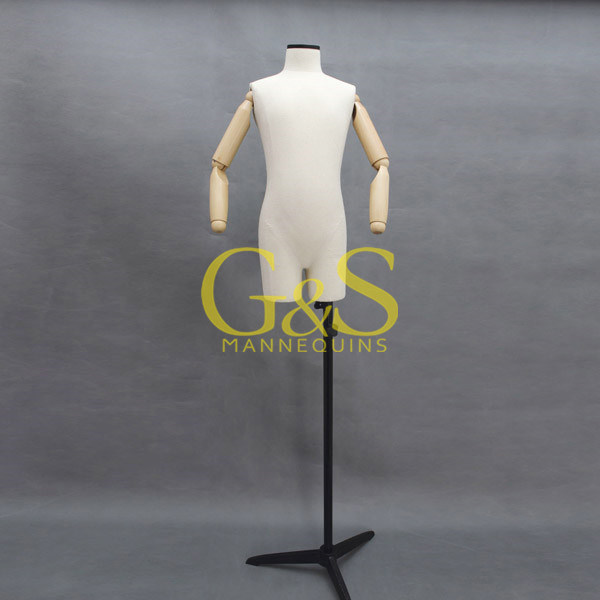PU Expended Form Fabric Coated Kids Mannequins (GS-PU-008)