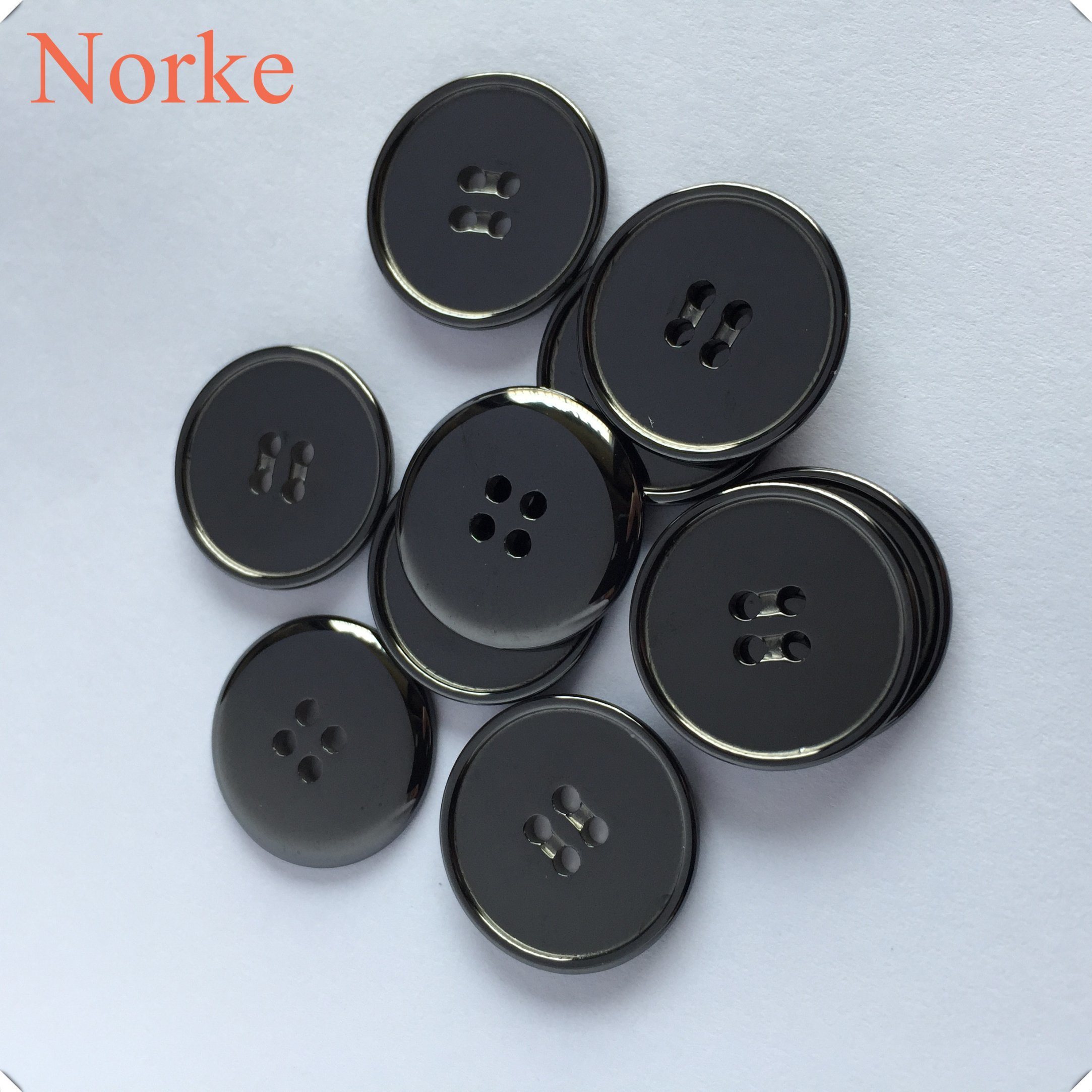Fancy Black High-End Ceramic Sewing Button