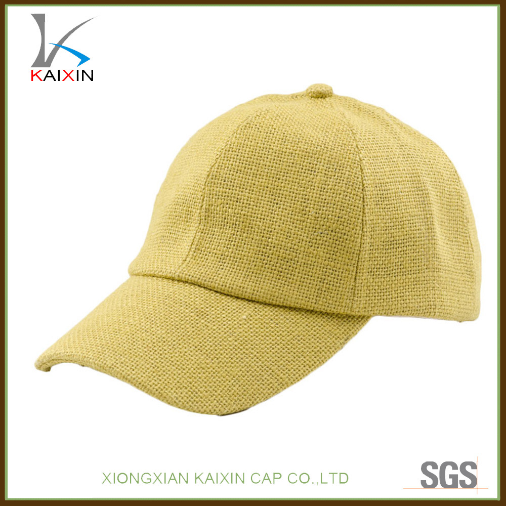 Wholesale Plain Blank Colorful Hemp Baseball Cap Hat
