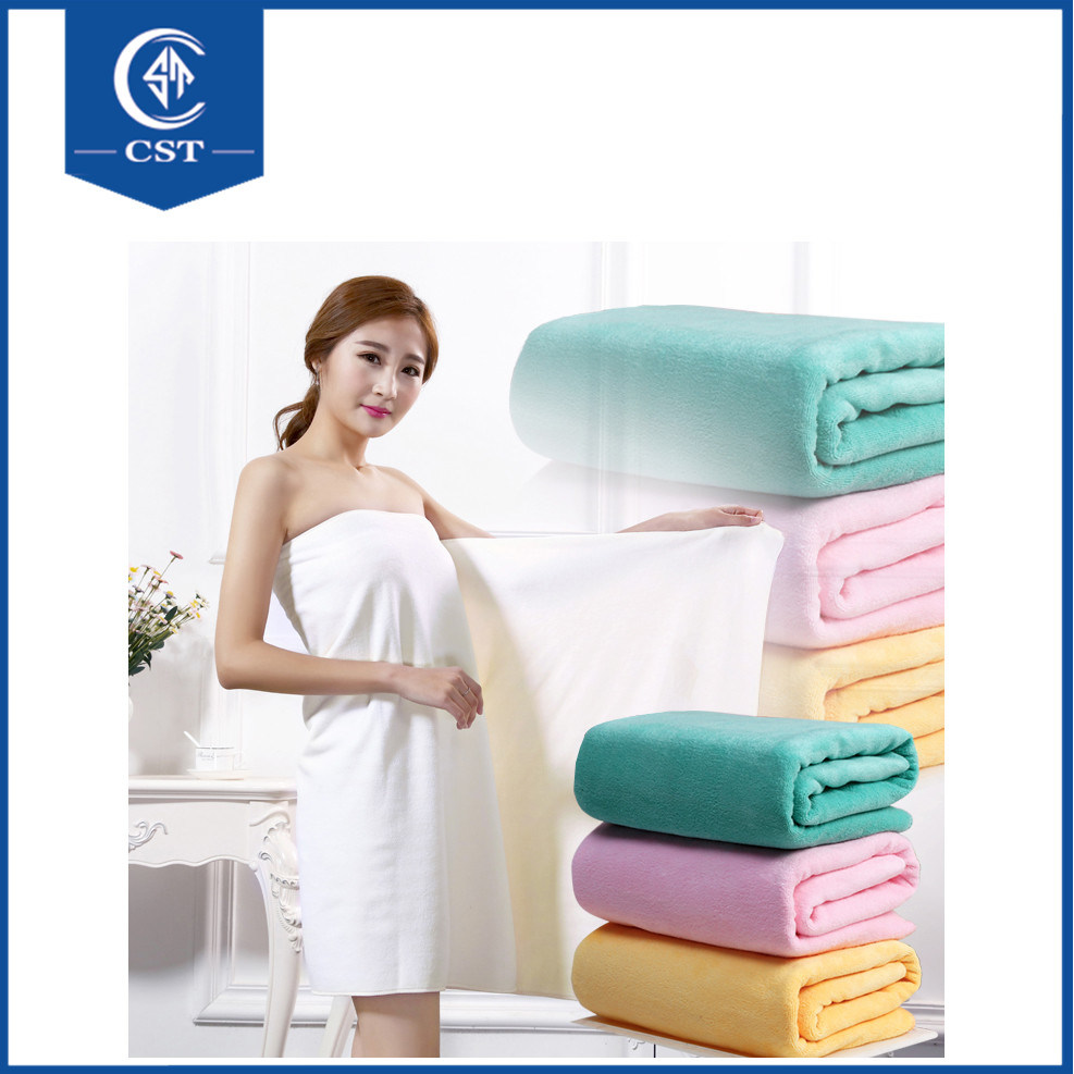 Pure Cotton Bath Towel Absorbent Plain Colored Men and Women