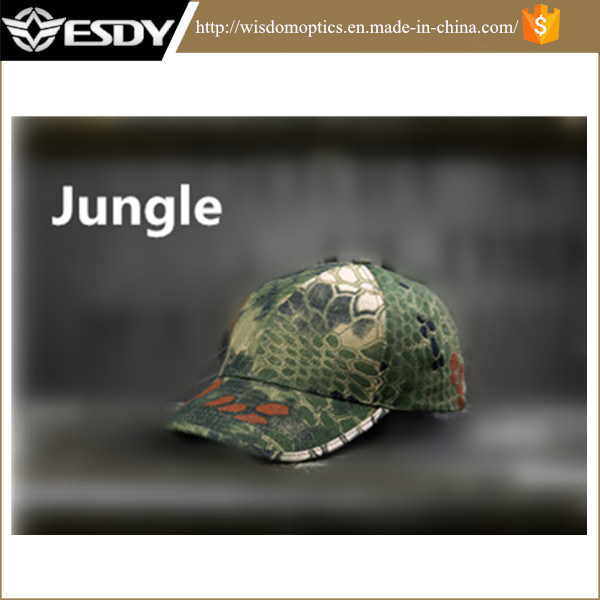 Jungle Camo Tactical Rattlesnake Airsoft Combat Hunting Hats Baseball Cap