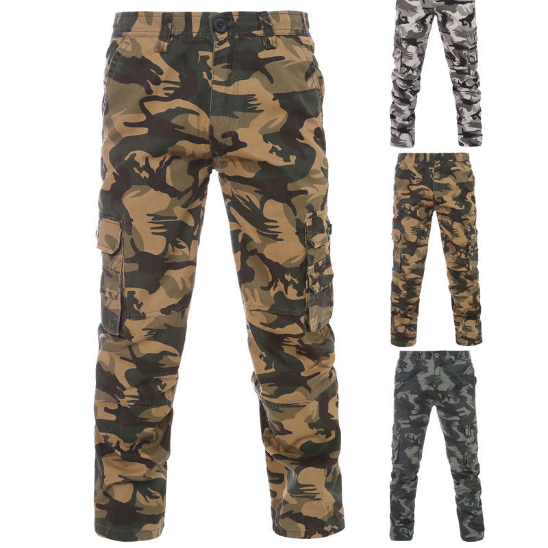 Mens Military Army Trousers Tactical Cotton Work Pants
