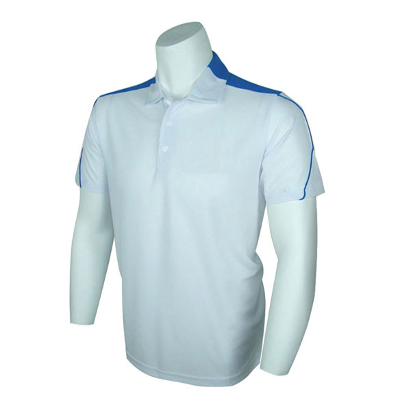 Short Sleeve Dry Fit Polyester Elastane Men Polo Shirt