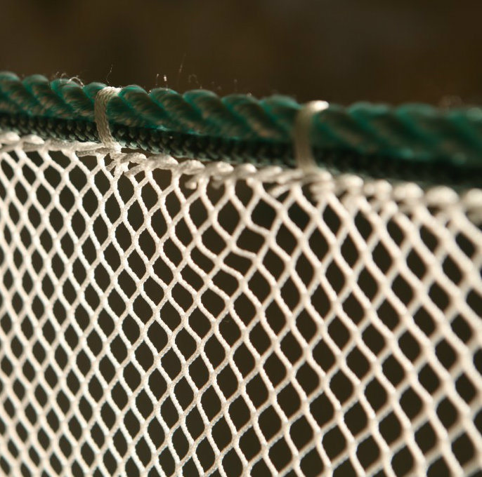 PP or Nylon Knotless Net as Fishing Net