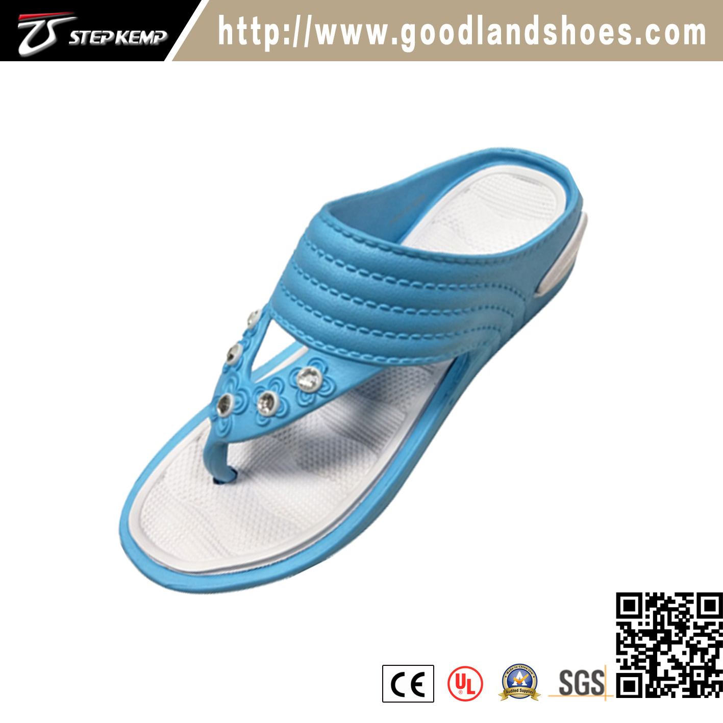 Summer Comfortable Women Casual Flip Flops Blue Shoes 20244