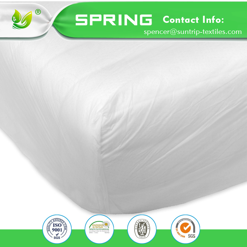 Hypoallergenic Twin Size Cotton Terry Waterproof Anti-Bacterial Mattress Protector