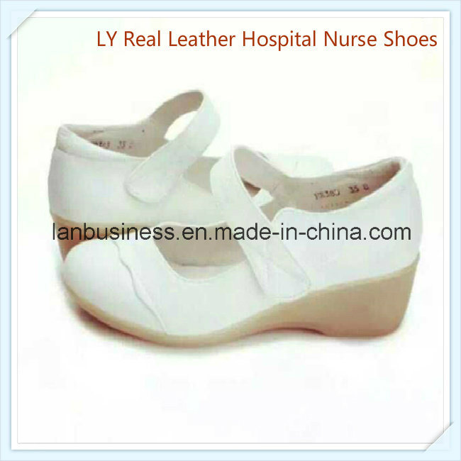 Ly Comfortable Genuine Leather Nurse Shoes (LY-MNS)