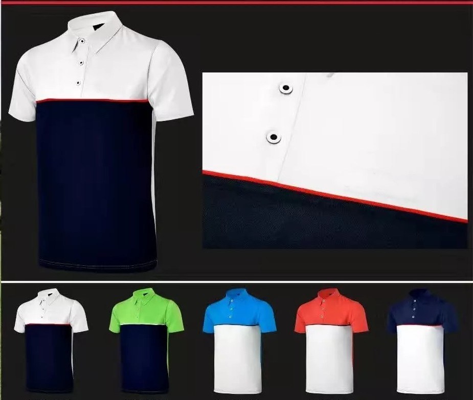 Fast Dry Short Sleeve Men Golf Polo T Shirt