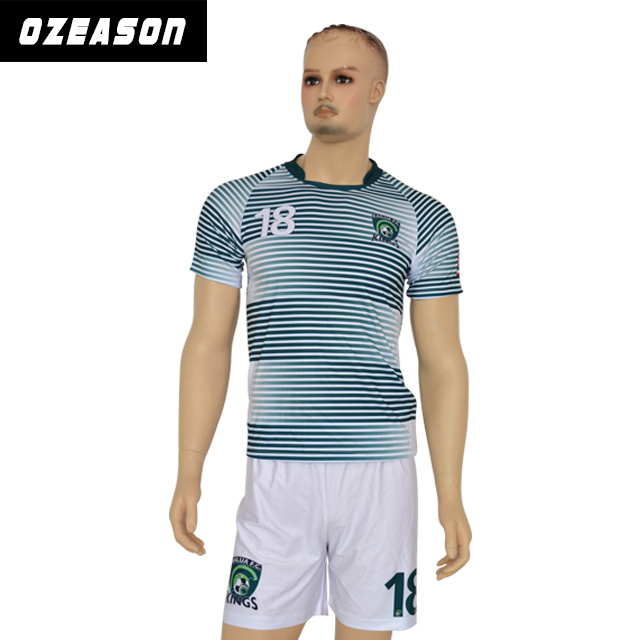 Factory OEM High Quality Cheap Breathable Sublimation Soccer Jersey (S005)