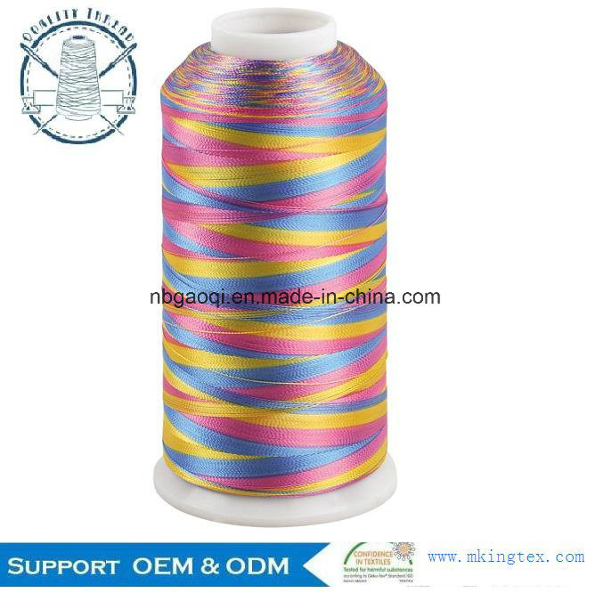 Multi Color Embroidery Sewing Thread 120d/2 150d/2