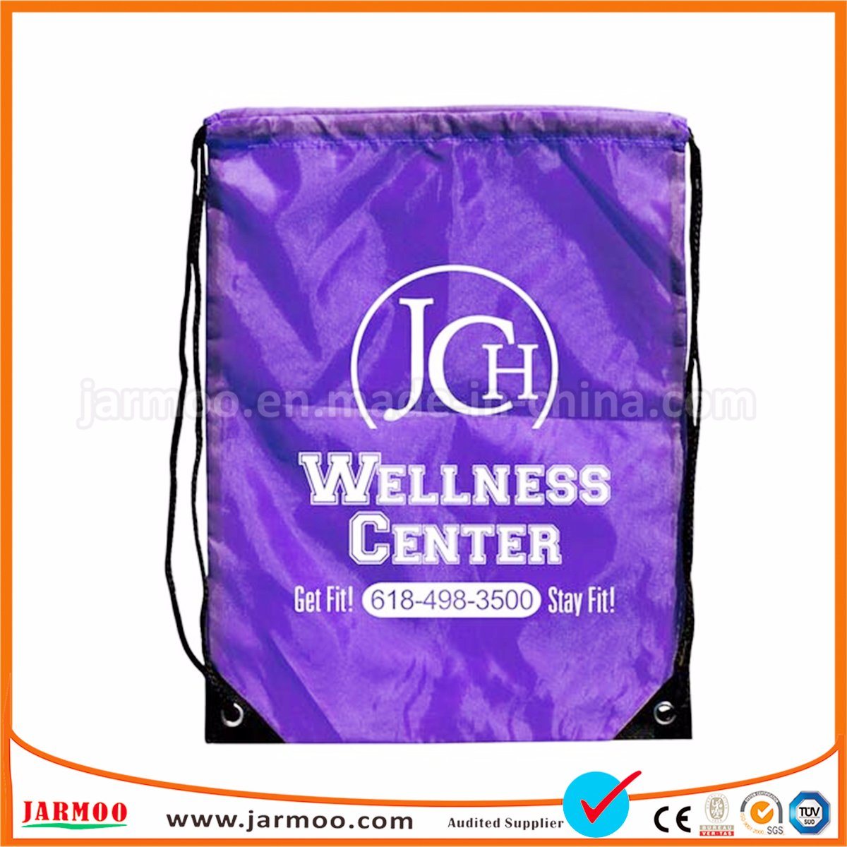 Wholesale Custom Waterproof Personalized Drawstring Bags for Kids