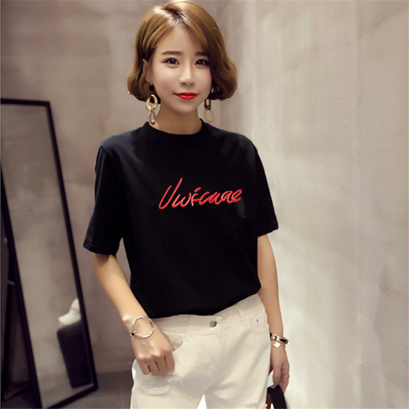 Chinese Factory Cheap Custom Letter Printing T-Shirt