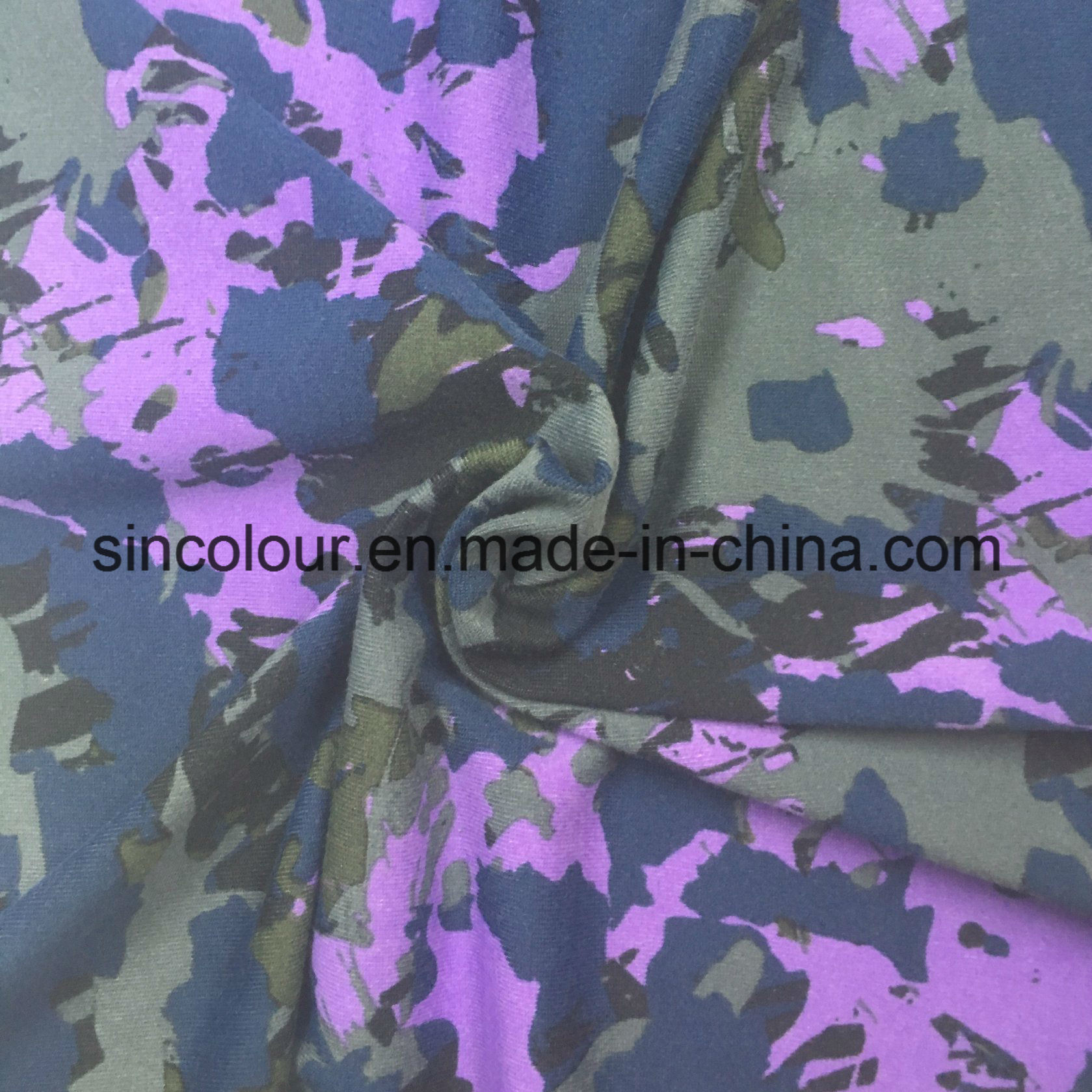 88%Polyester 12%Spandex 190 GSM Knit Fabric for Swimwear