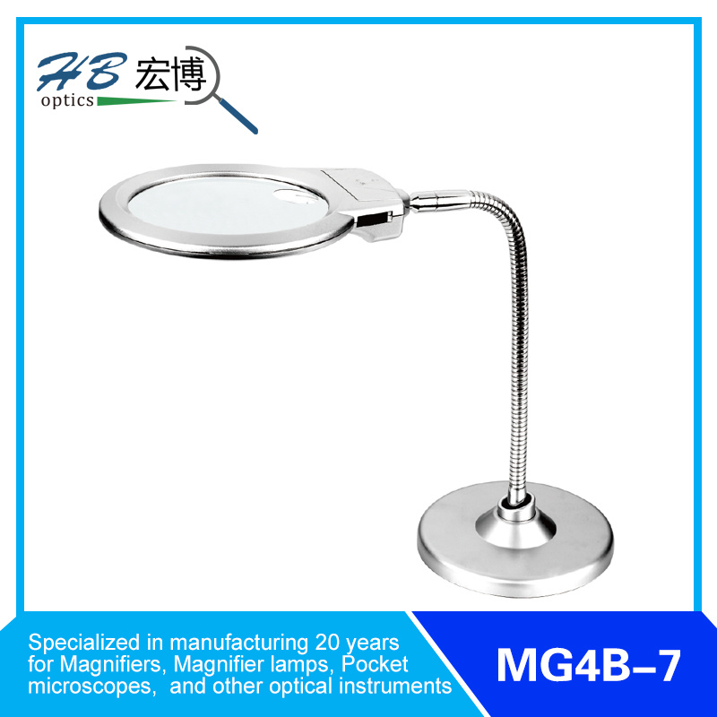 Table Stand Magnifier with LED Lamp