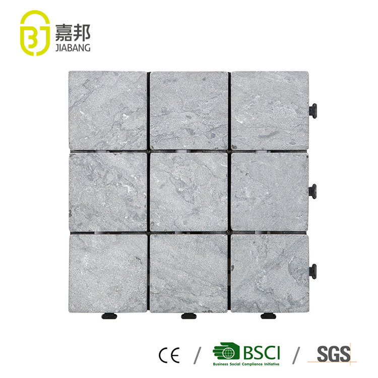 European Standard Home Garden Non Slip Decking Carpet Marble Stone Coated Floor Tiles Design Low Price