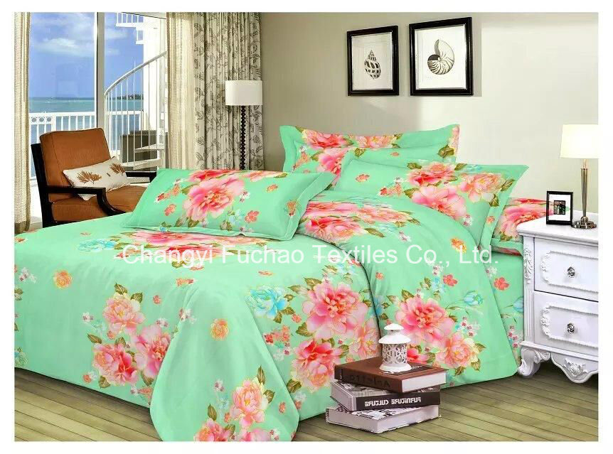 Poly Cotton Plain White Bedding Set Hotel Collections Bed Linen