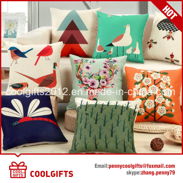Wholesale Cotton Linen Square Decorative Pillow Case Cushion Covers