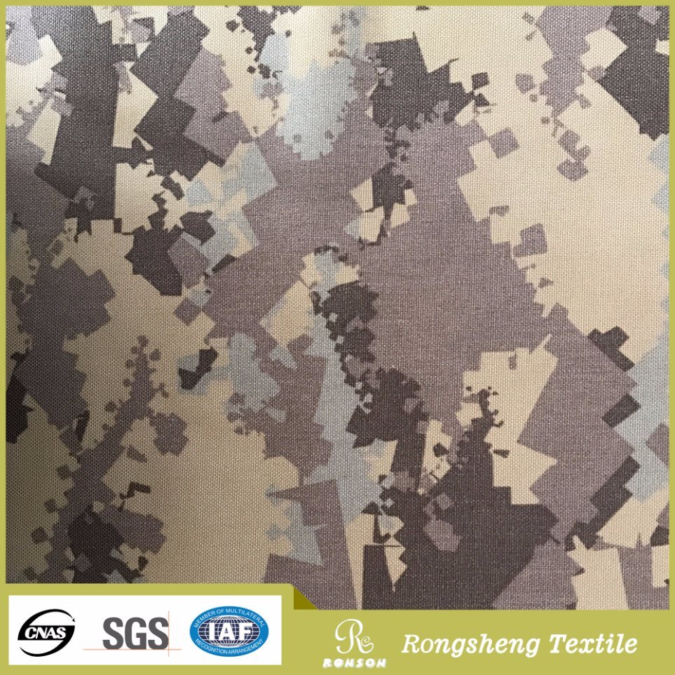 100% Polyester Oxford Military Camouflage Fabric with PVC Coating Durable Military Camouflage Fabric