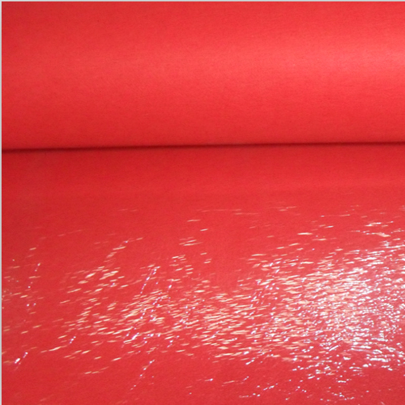 Nonwoven Exhibition Carpet with Protective Plastic Film