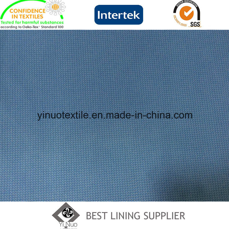 100% Polyester 260t Twill Print Fabric for Men's Suit Lining