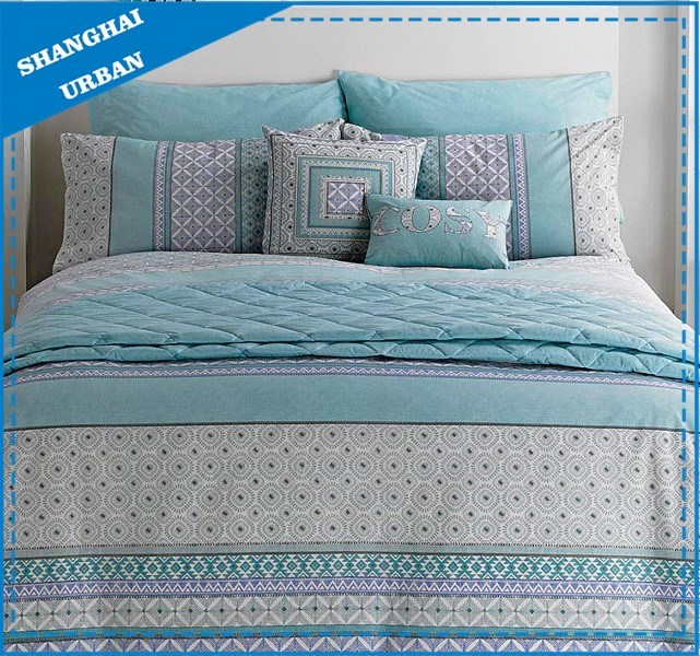 Patchwork Totems Printed Polyester Duvet Cover Set