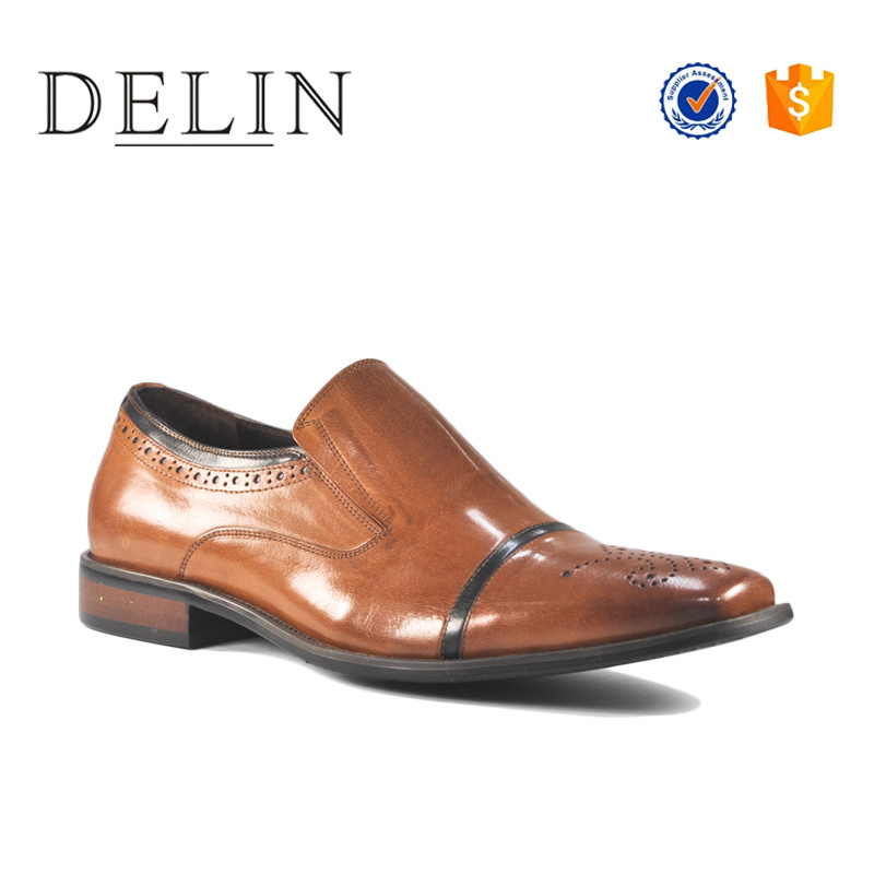 2018 Designer Men Leather Footwear Quality Men Shoes