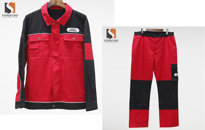 Cotton Polyester Utility Work Pants and Long Sleeve Tops Workwear