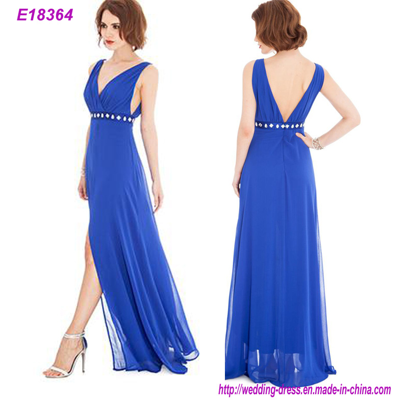 100% Polyester Material Evening Dresses /Formal Lady Dresses