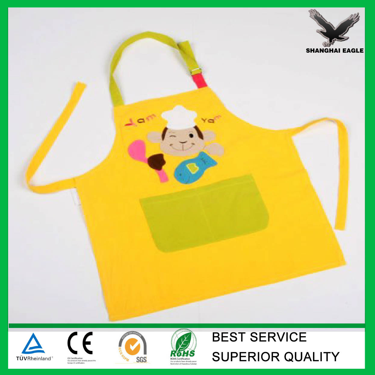 Rusuable Polyester Apron for Kids