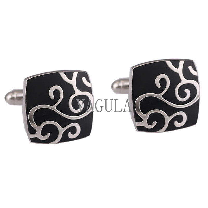 2018 VAGULA New Arrival Men Jewelry Enamel Cufflinks 302