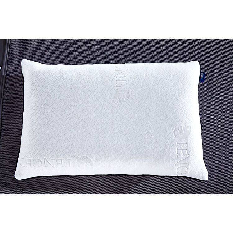 White Cotton Duck Feather Filled Custom Pillow