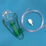 Oxygen Concentration Adjustable Medical Venturi Mask (Transparent, Pediatric with Tubing)