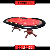 110 Inch Deluxe Casino Grade Professional Texas Holdem Poker Standard Dedicated Table 10 Player Tiger Legs Ym-Ba11