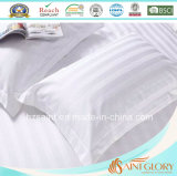 Hot Sale White Pillow Case Pure Cotton 300tc Stripe Pillow Cover