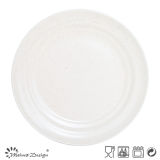 27cm Dinner Plate Matt White Glaze