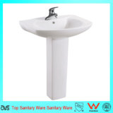 Popular Bathroom Sinks Ceramic Hand Wash Pedestal Basin