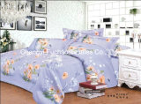 China Suppiler Home Textile Kingsize Polyester Print Duvet Cover Colorful Cheap Bedding Set