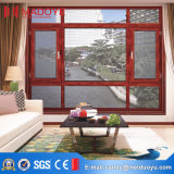 European Standard Double Glazing Aluminum Casement Awning Window with Net