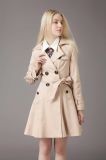 Women Fashion Long Trench Coat for Women