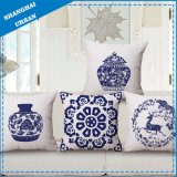 Chinese Style Polyester Linen Throw Pillow Cushion
