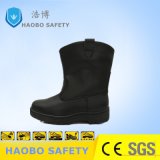 Chemical Resistant Safety Boots Black High Cut Safety Shoes