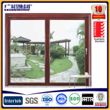 Australia Standard Brown Color Aluminum Profile Sliding Windows