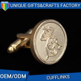 Custom Hight Quality Popular Gold Plating Metal Cufflink